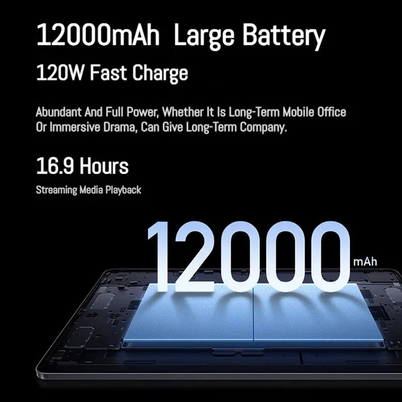 Mi Xiaomi Pad 7 Ultra  Tablet XRING O1 Processor 14-inch 3.2K 120Hz  OLED Screen 12000 mAh | 120W fast charging HyperOS 2 Mi Pad