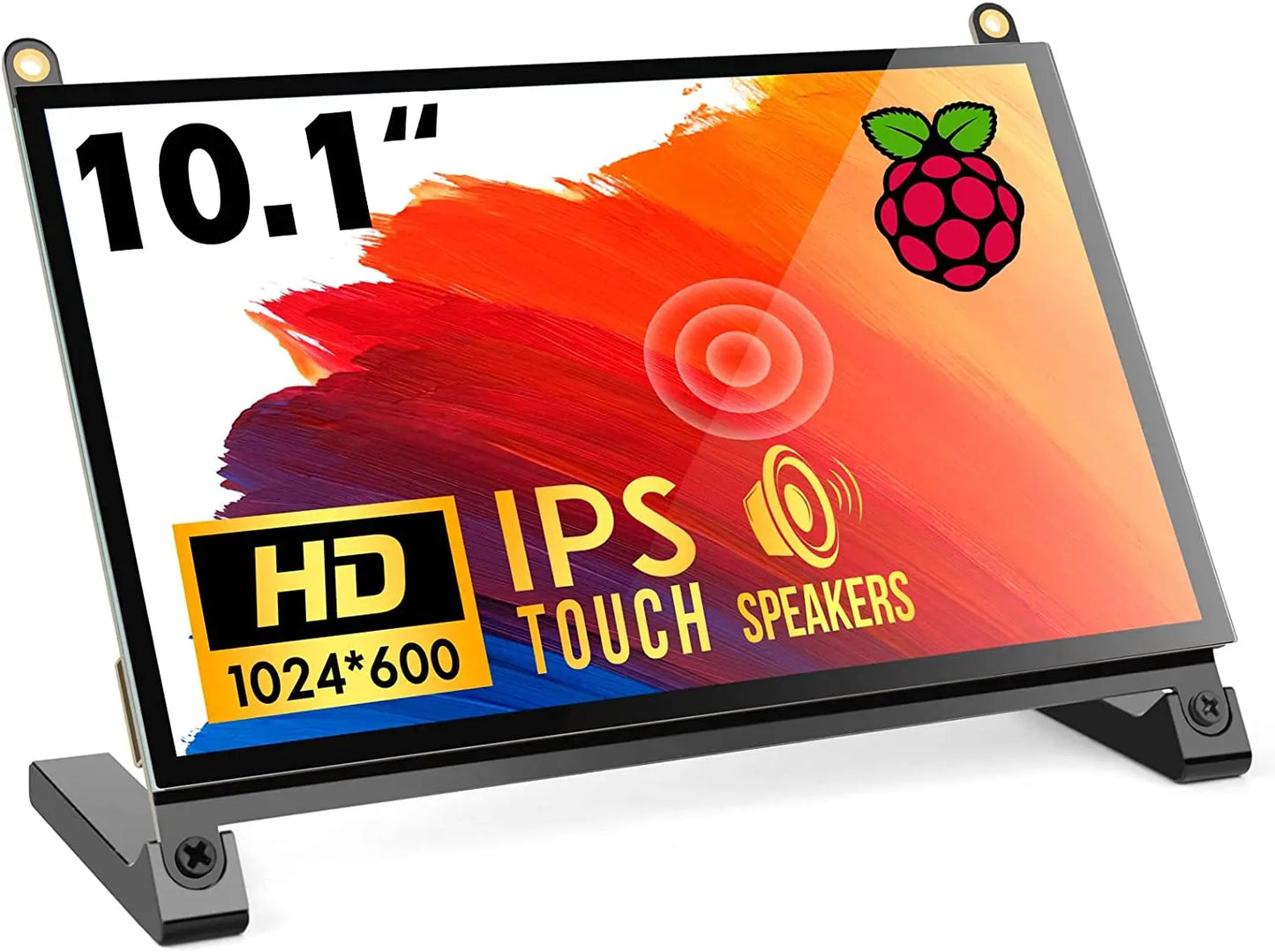 7" 10.1" Portable Raspberry Pi Screen 1024x600 HDMI IPS Touchscreen Monitor for Raspberry Pi 5/4/3/2/Zero/B/B+ Win11/10/8/7
