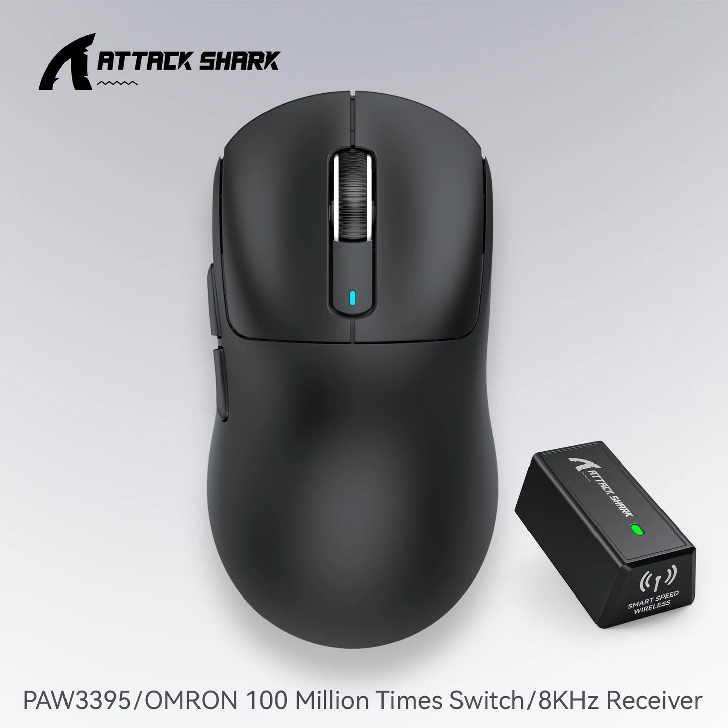 Attack Shark X3 X3Pro Wireless Tri-Mode Gaming Mouse 26K DPI PAW3395 Computer Gaming Peripherals CSGO Valorant Office Gift