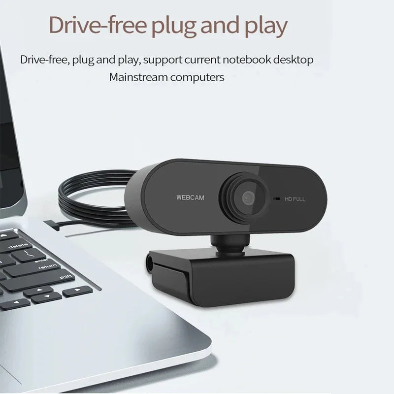 2026 Mini Web Camera PC Full HD With Microphone USB Plug Support Laptop Desktop Suitable For Video Calls Conference Live Work