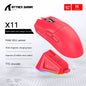 PAW3311 Triple-Mode Attack Shark X11 Connectivity Light Weight Bluetooth Mouse Touch Magnetic Charging Optical Sensor Gaming