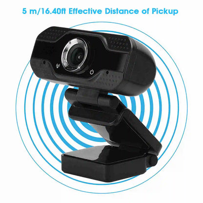 2026Webcam with Microphone, USB Computer Camera for  Online Class Video Calls, Zoom, Teams, Streaming