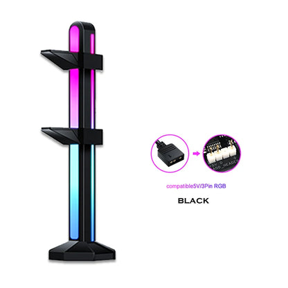 Graphics Card Stand Frame Holder Bracket ARGB Video Card GPU Brace Support for Chassis Motherboard ASUS M/B 12V/5V AURA SYNC