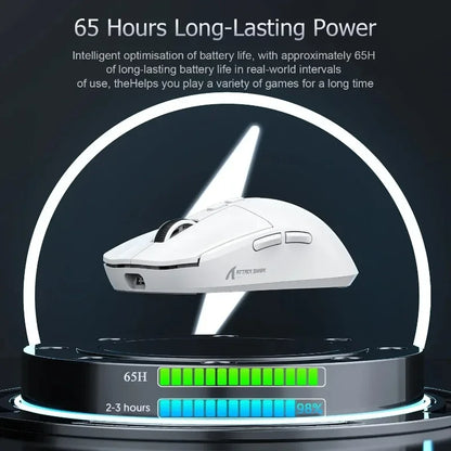 PAW3311 Triple-Mode Attack Shark X11 Connectivity Light Weight Bluetooth Mouse Touch Magnetic Charging Optical Sensor Gaming