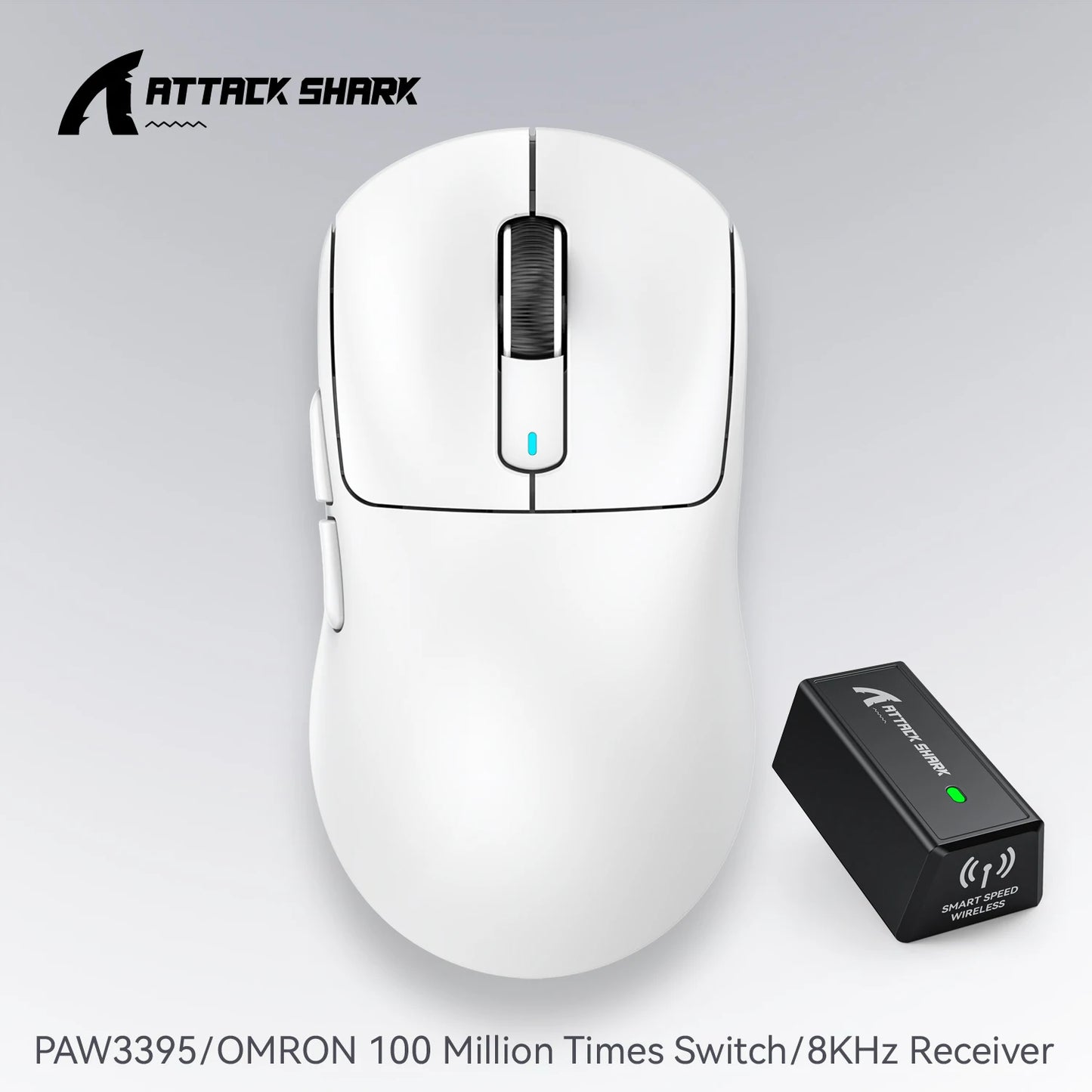 Attack Shark X3 X3Pro Wireless Tri-Mode Gaming Mouse 26K DPI PAW3395 Computer Gaming Peripherals CSGO Valorant Office Gift