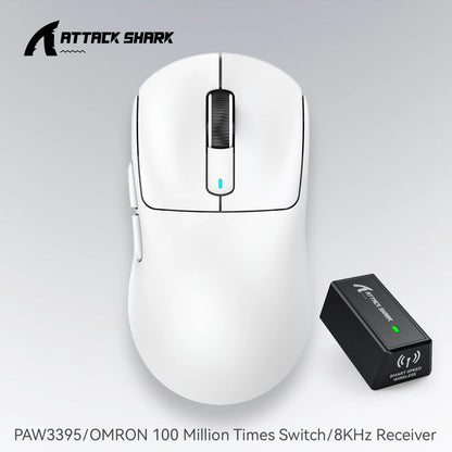 Attack Shark X3 X3Pro Wireless Tri-Mode Gaming Mouse 26K DPI PAW3395 Computer Gaming Peripherals CSGO Valorant Office Gift